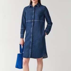 NWT COS Denim Shirt Dress
